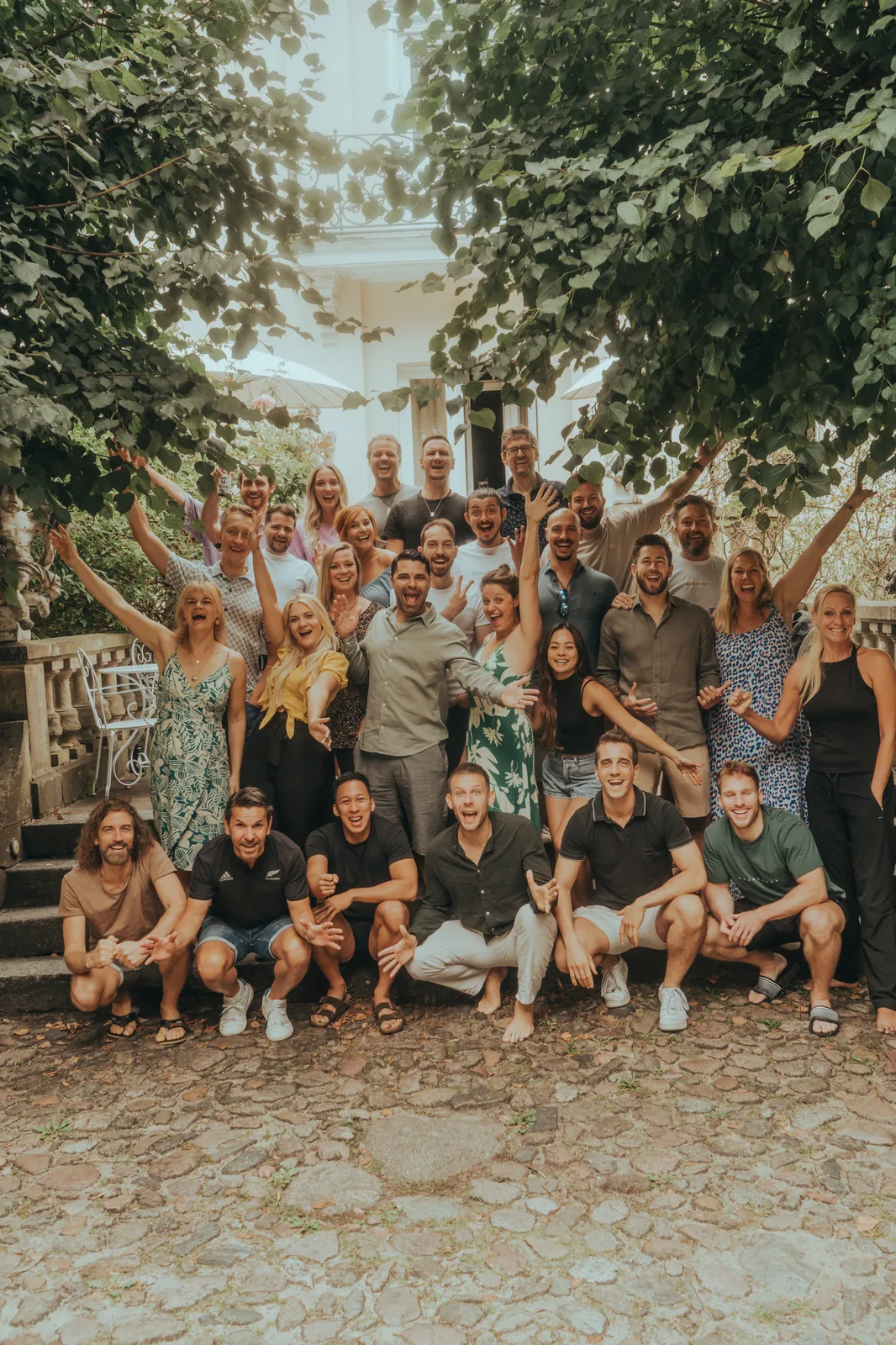 Eventfilm: Gruppenfoto im Freien