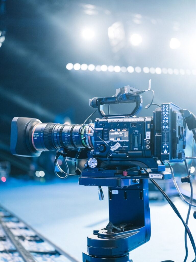 Professionelles Kamera-Set mit Licht